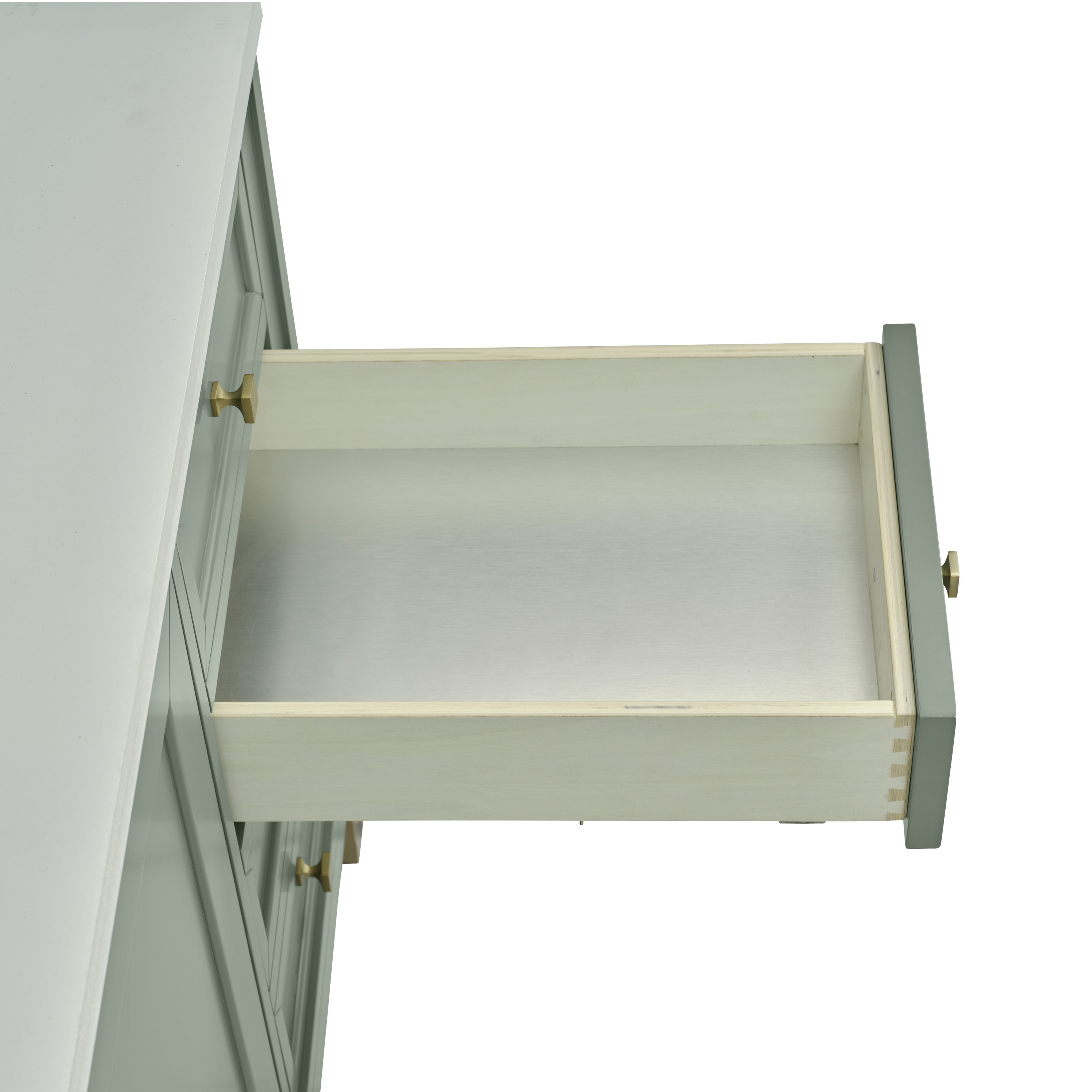 James Martin Chicago 60" Single Vanity in Smokey Celadon with 3cm Countertop