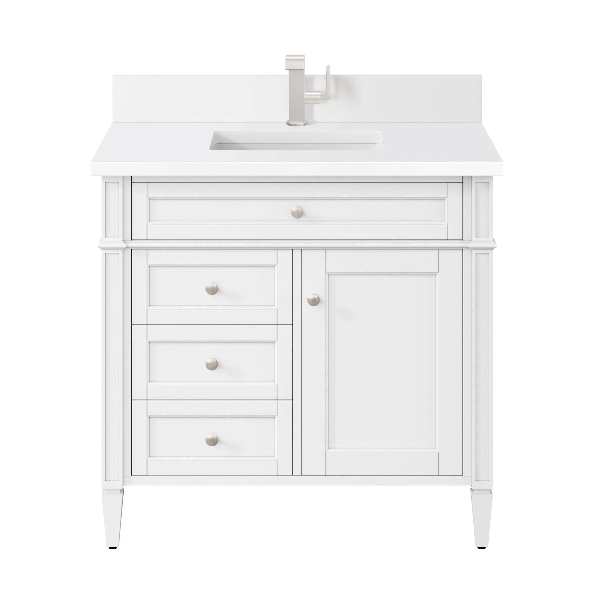 Brittany 36" Single Vanity in Bright White