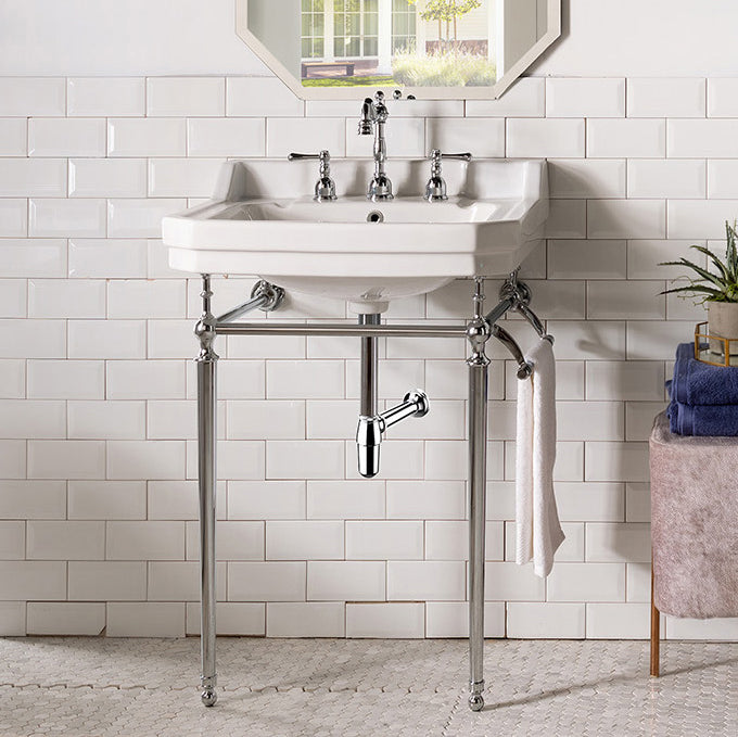 James Martin Wellington 24" Single Console Sink with Stand