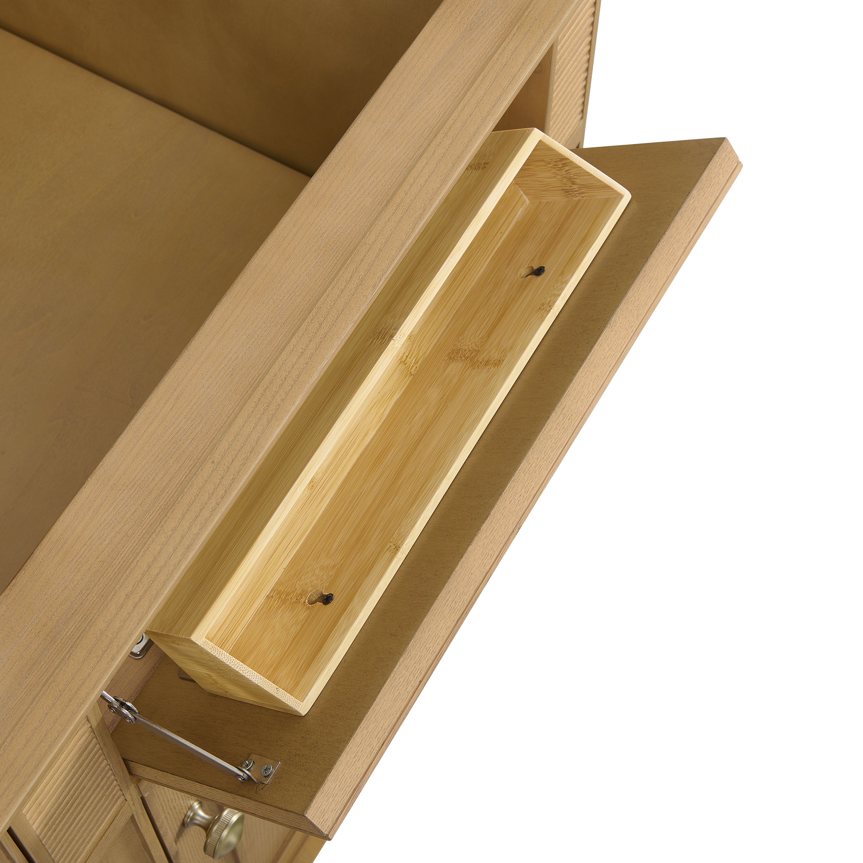 James Martin Lorelai 60" Double Vanity in Light Natural Oak with 3cm Countertop and FreePower Wireless Charger