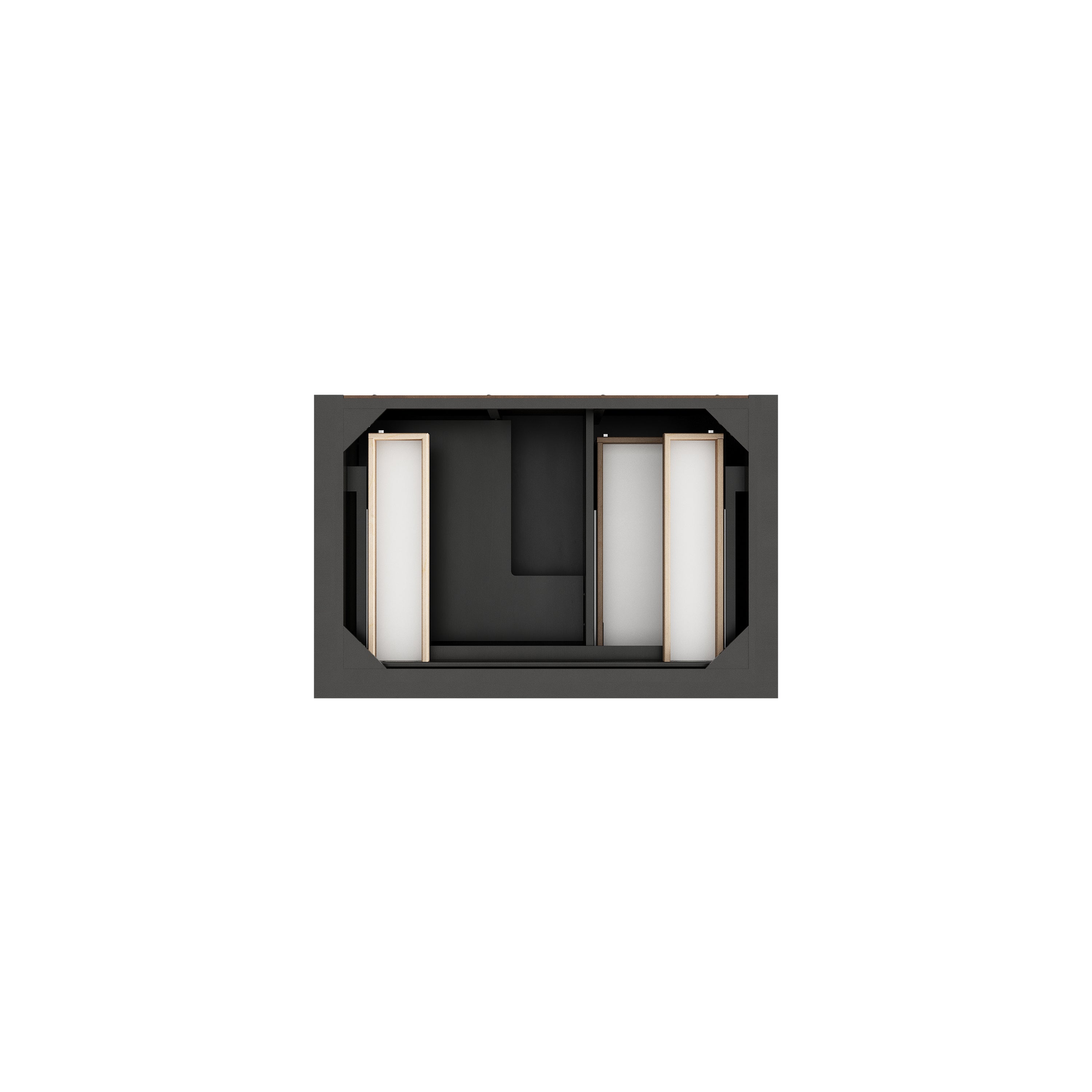 James Martin Brookfield 36" Single Vanity in Black Onyx with 3cm Countertop