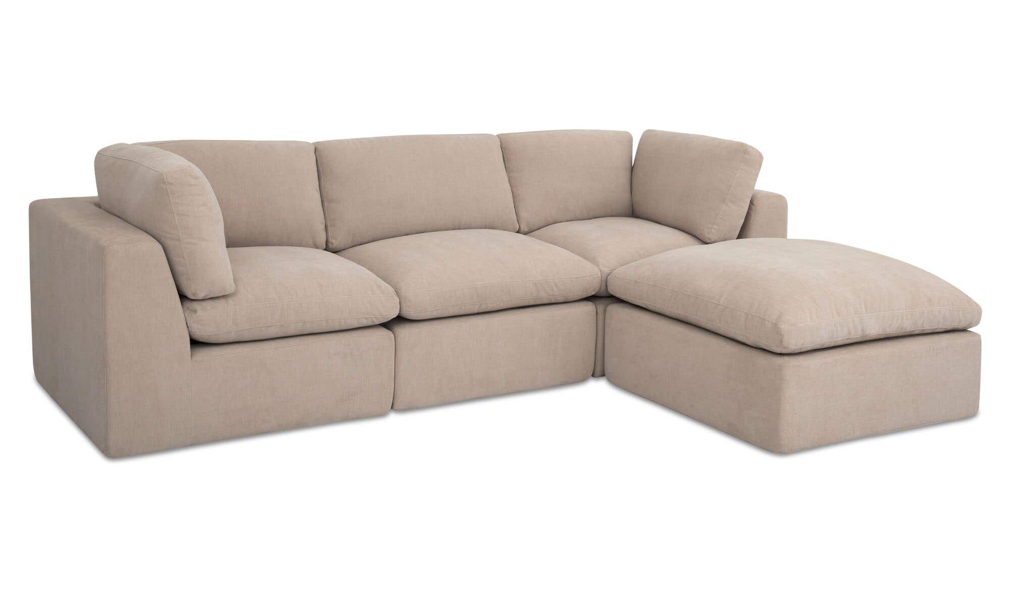 Moes Cates Lounge Modular Sectional Pebble VV-1015