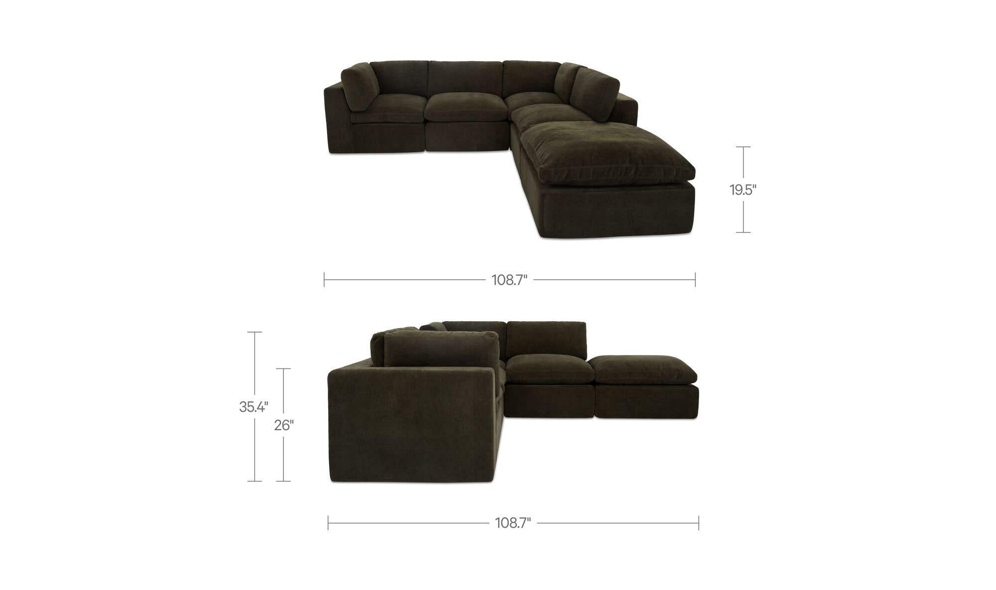 Moes Cates Dream Modular Sectional VV-1016