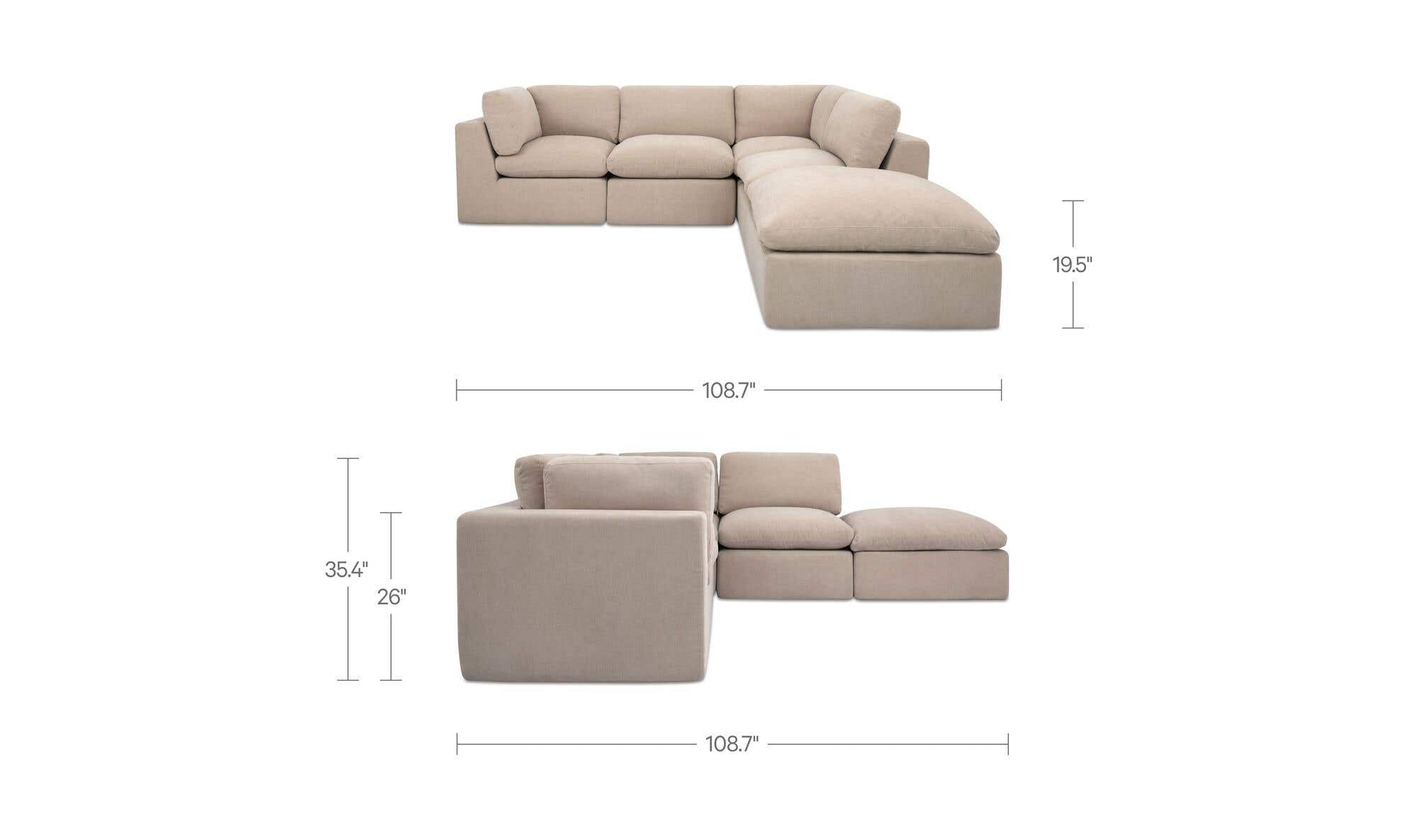 Moes Cates Dream Modular Sectional VV-1016