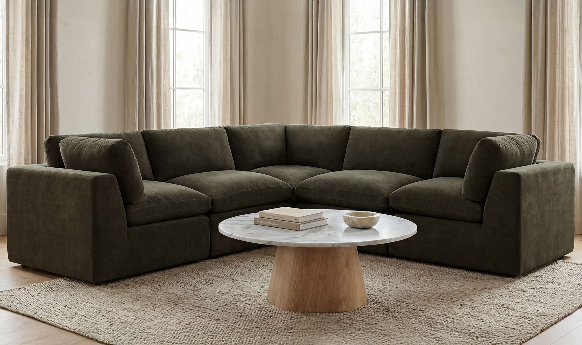 Moes Cates Classic L Modular Sectional VV-1017