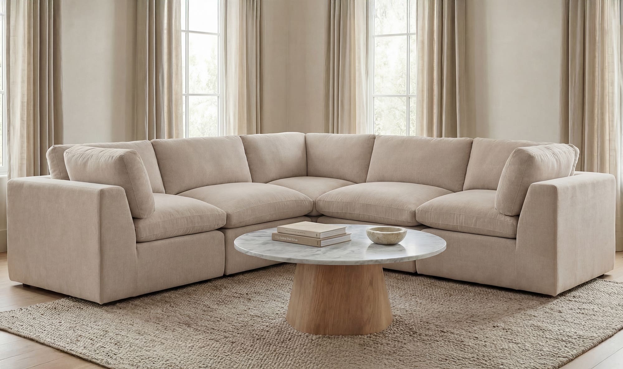 Moes Cates Classic L Modular Sectional VV-1017