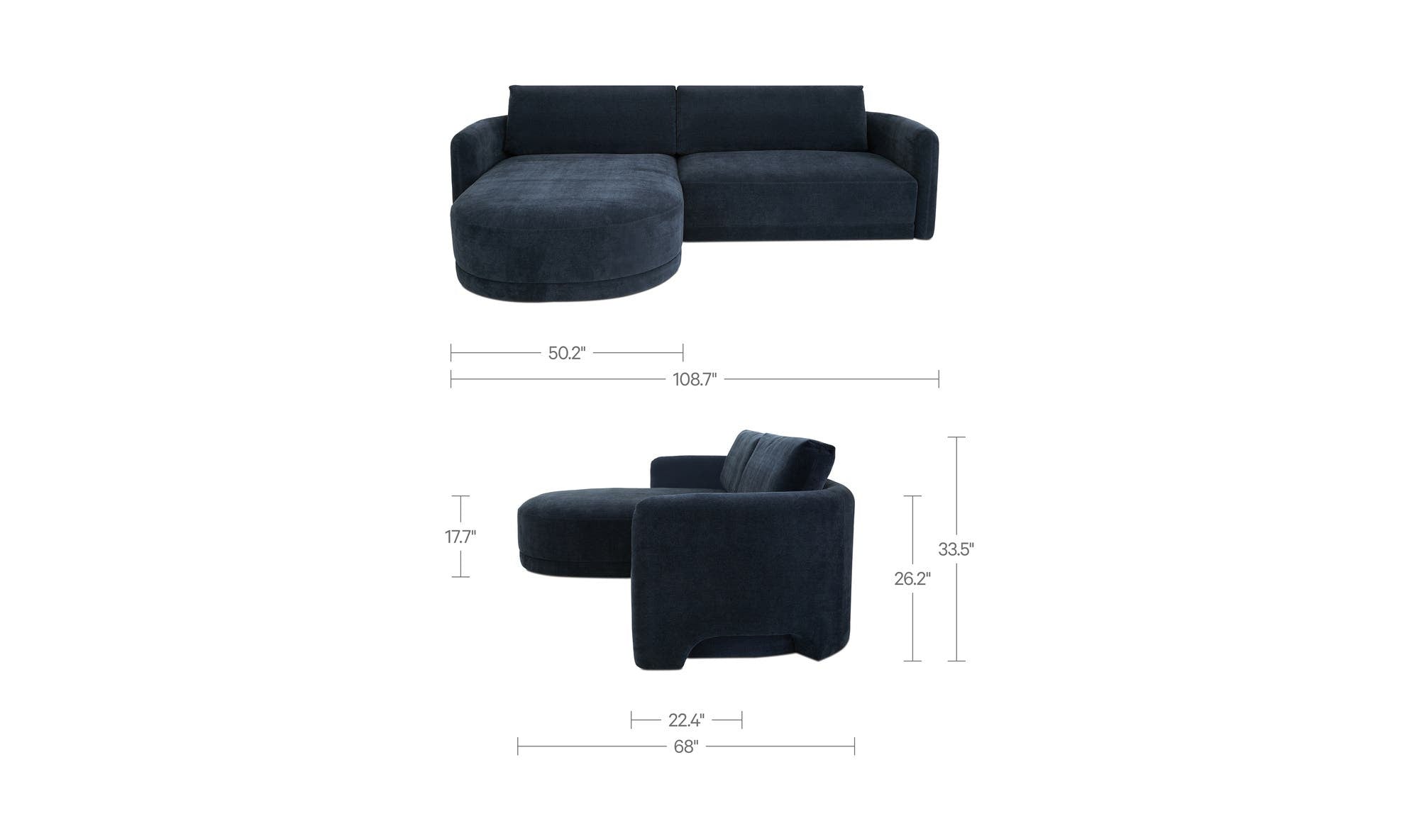 Moes Emmy Sectional Left VV-1024