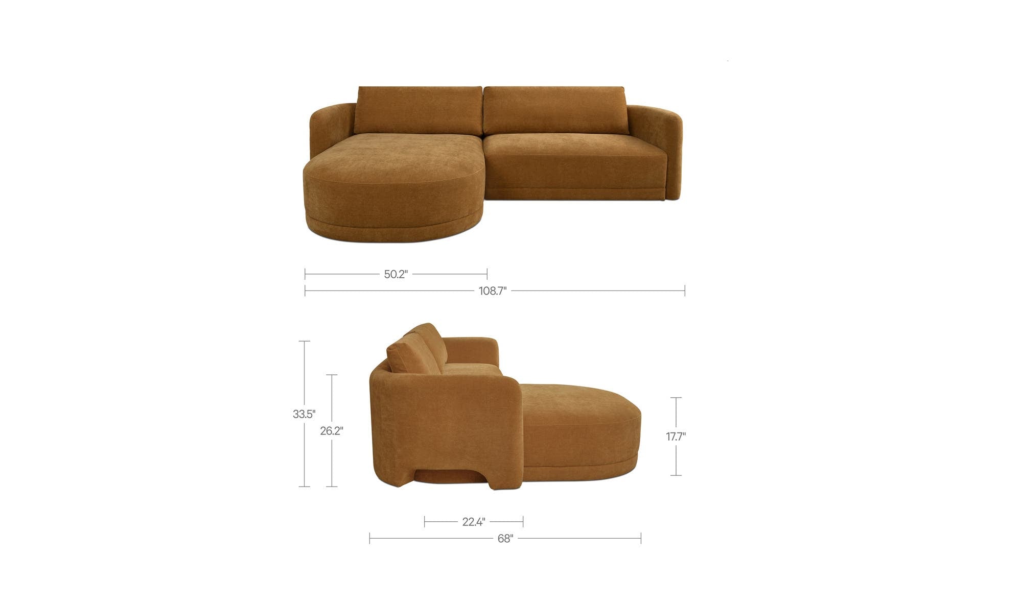 Moes Emmy Sectional Left VV-1024