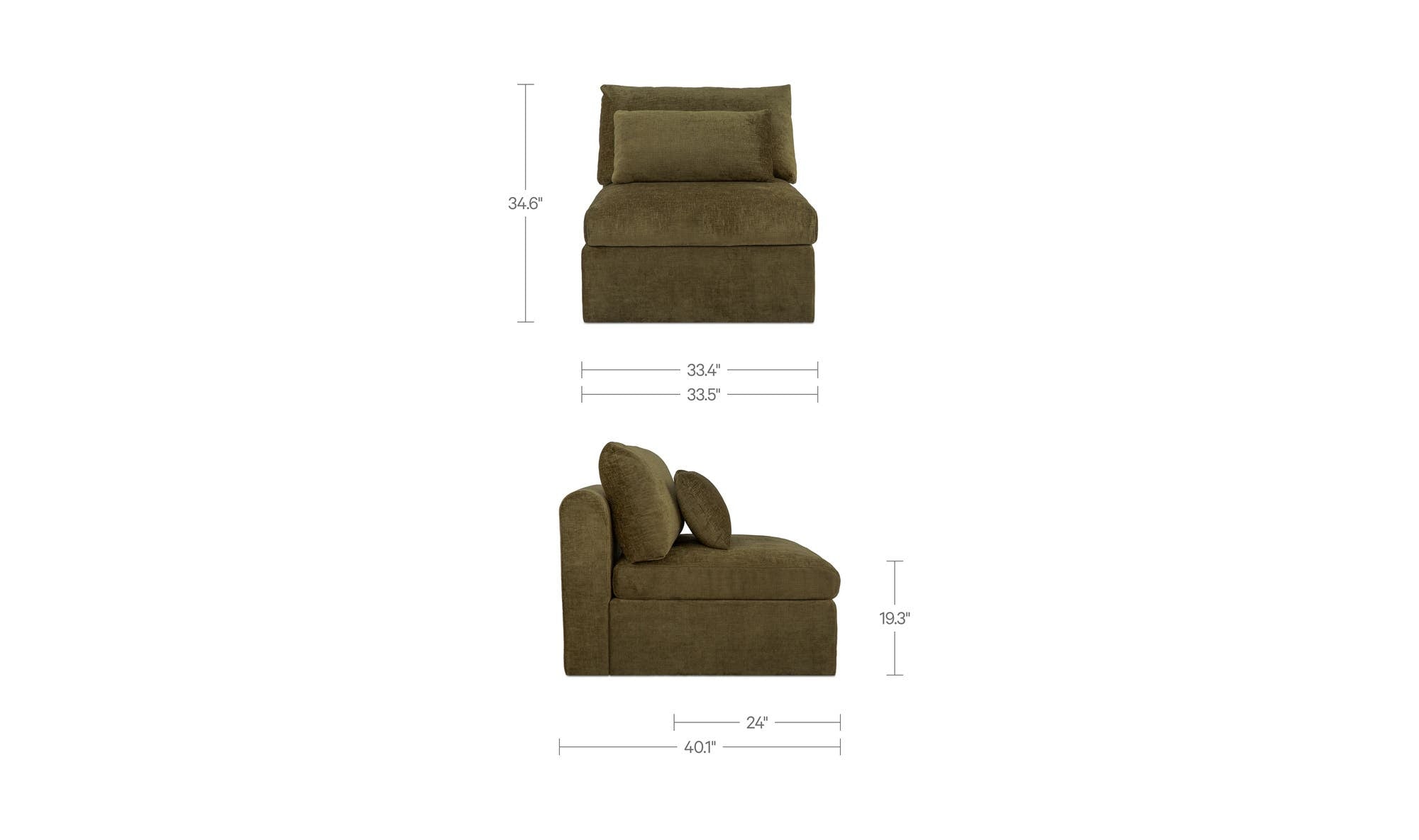 Moes Swift Slipper Chair VV-1027
