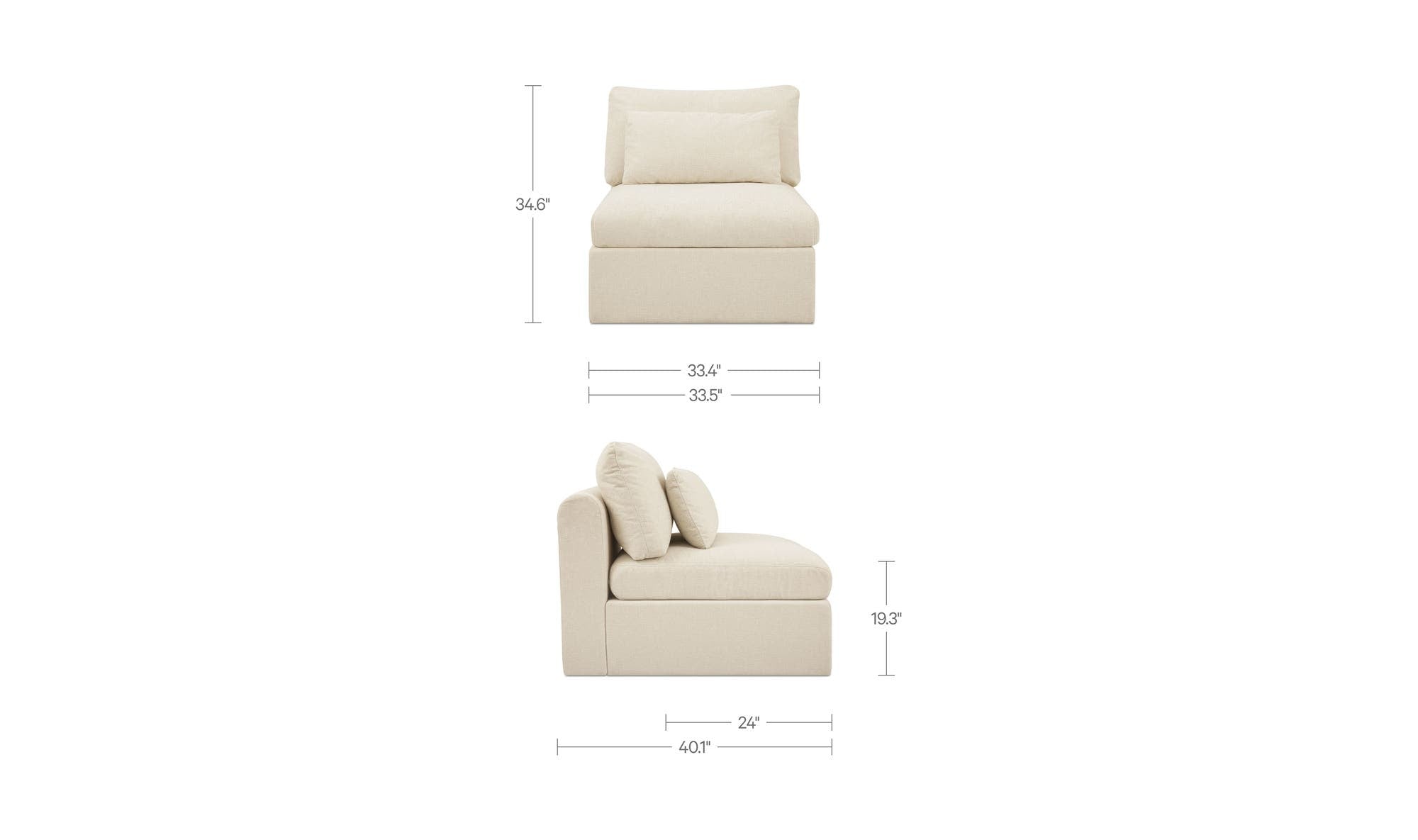 Moes Swift Slipper Chair VV-1027