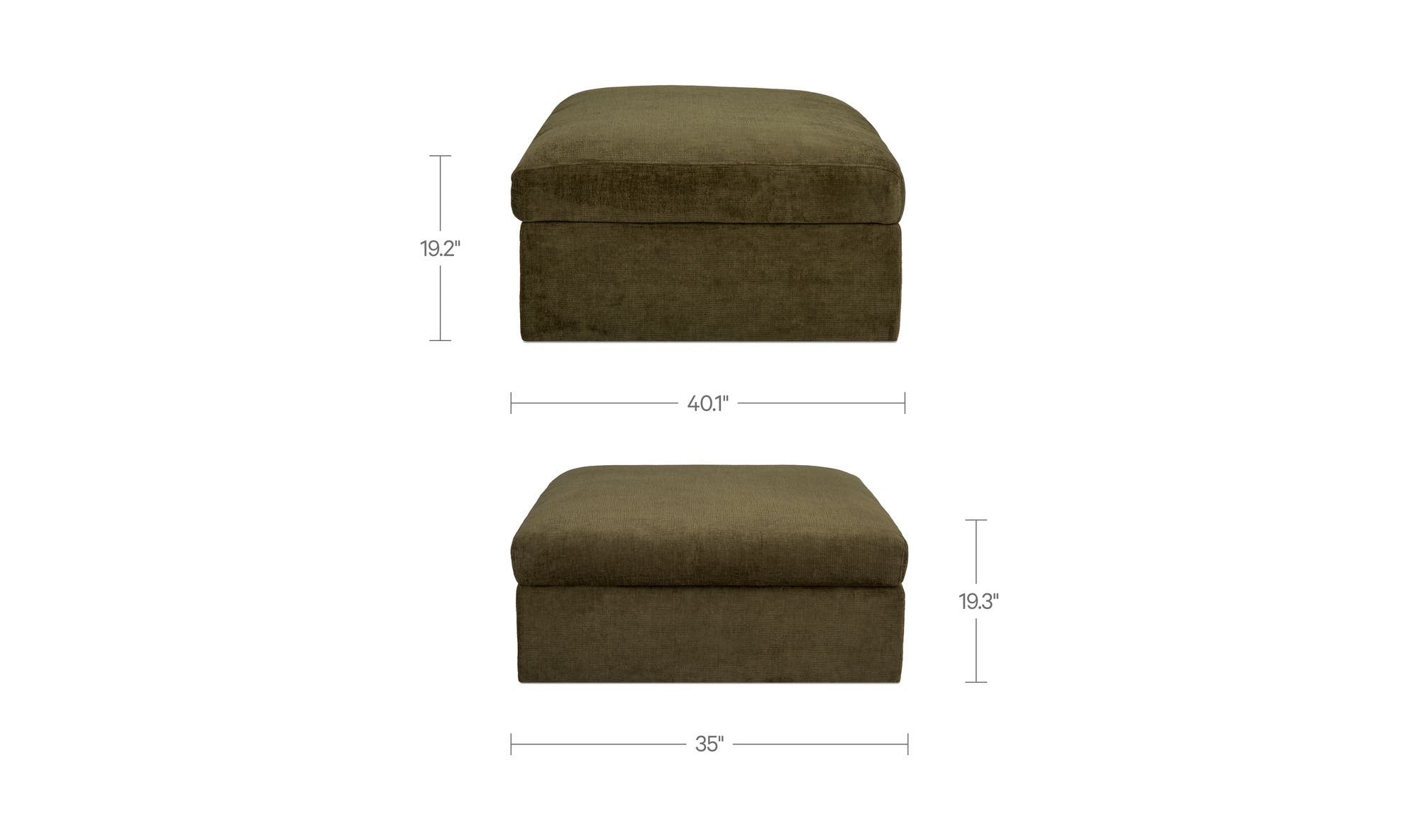 Moes Swift Storage Ottoman VV-1029
