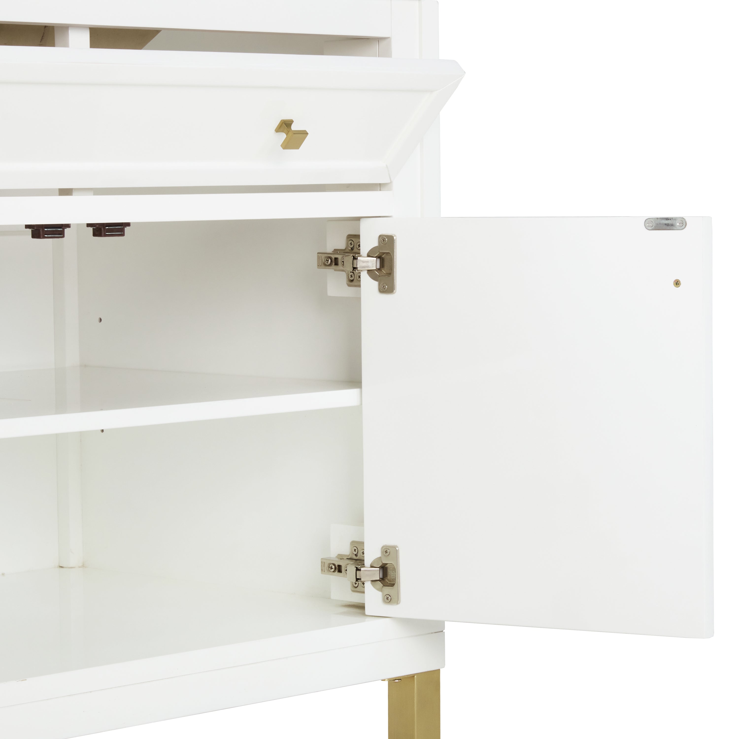 James Martin Chicago 36" Single Vanity in Glossy White with 3cm Countertop