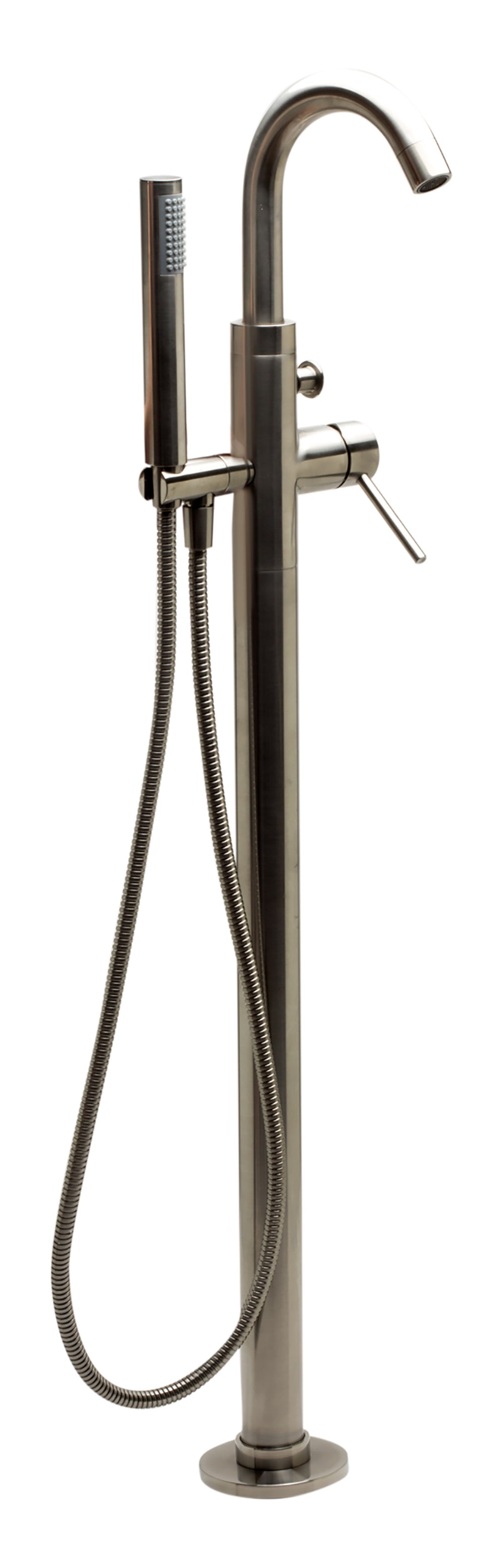 ALFI brand AB2534 Single Lever Floor Mounted Tub Filler Mixer w Hand Held Shower Head