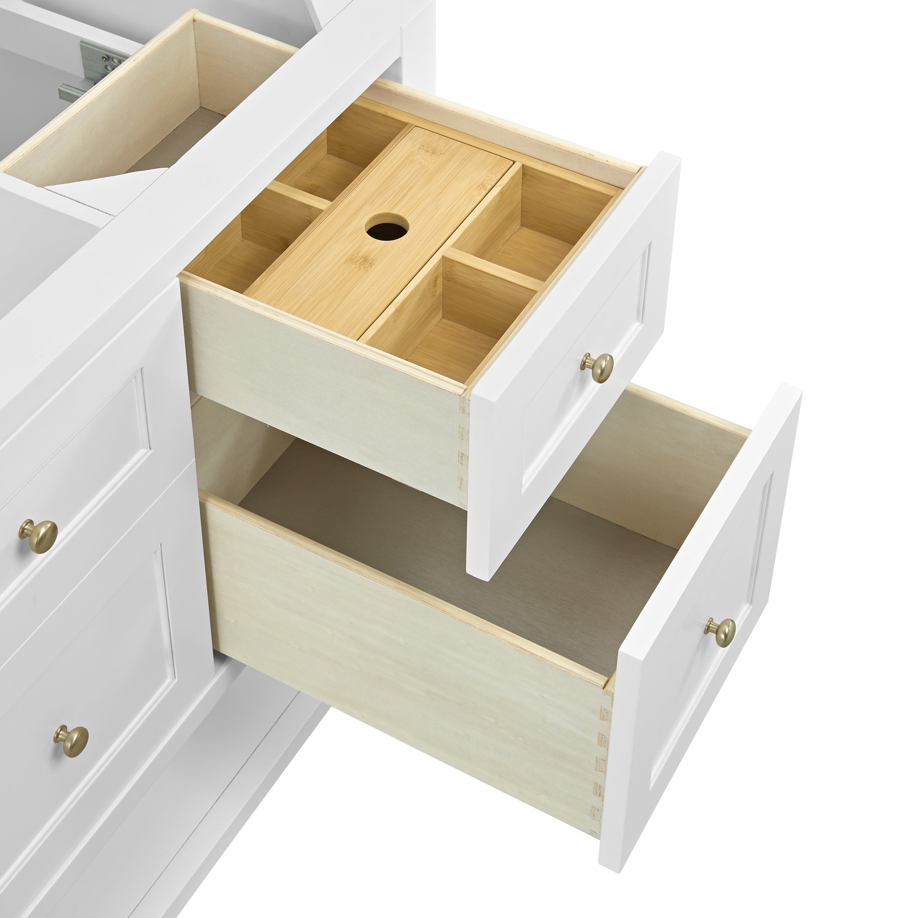 James Martin Breckenridge 60" Single Vanity in Bright White with 3cm Countertop