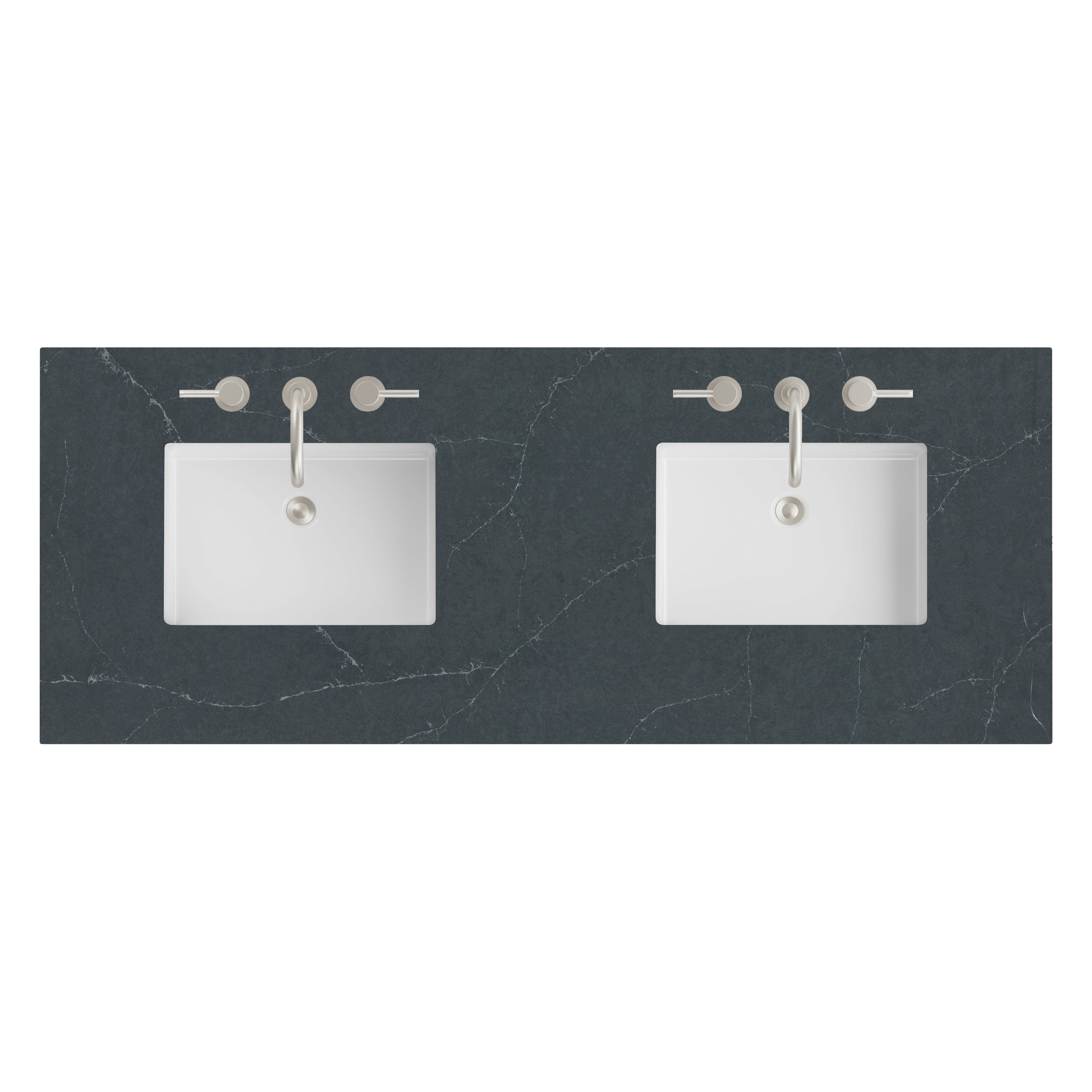 James Martin 60" Double Top with Sink, 3cm