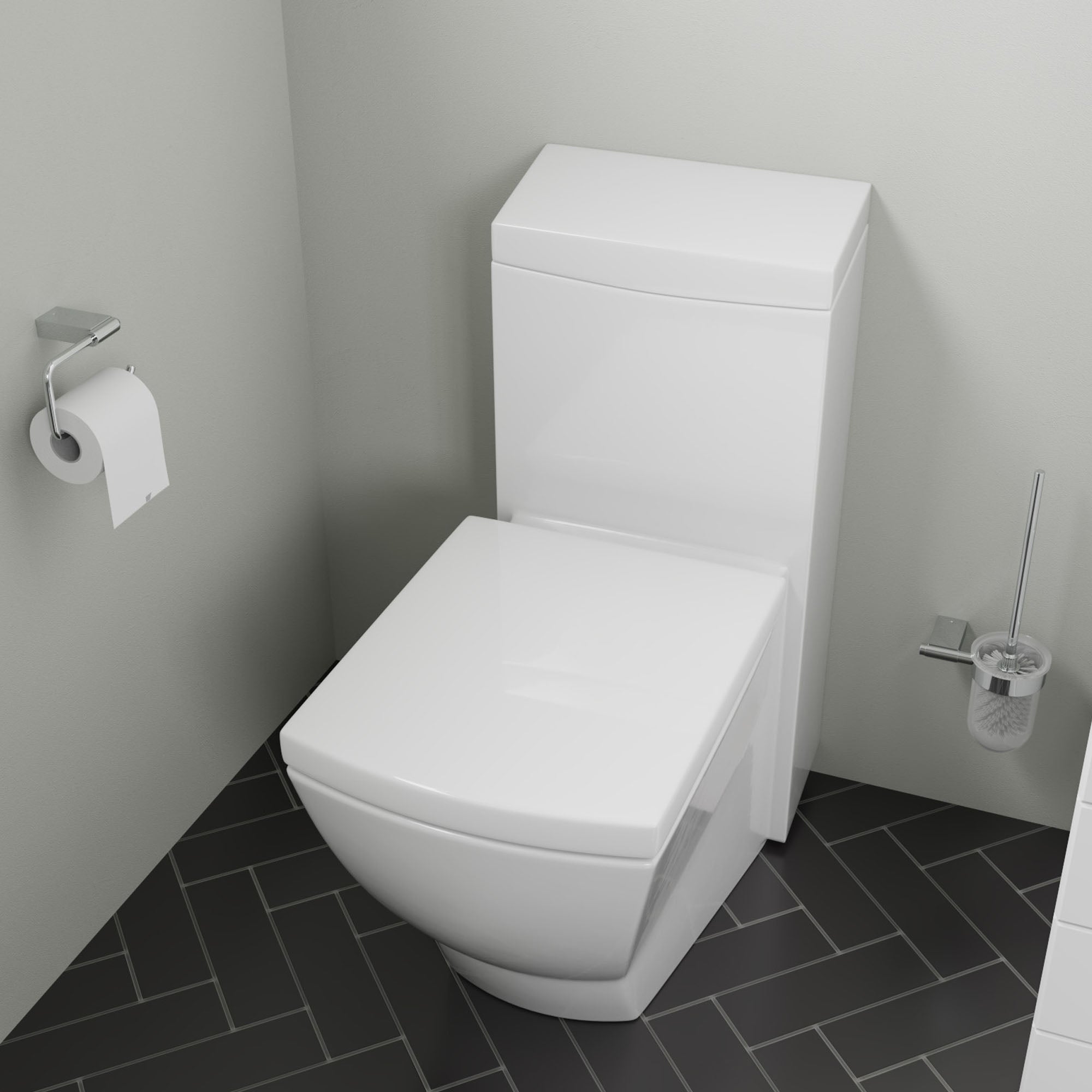EAGO TB336 ONE PIECE HIGH EFFICIENCY LOW FLUSH  CERAMIC TOILET