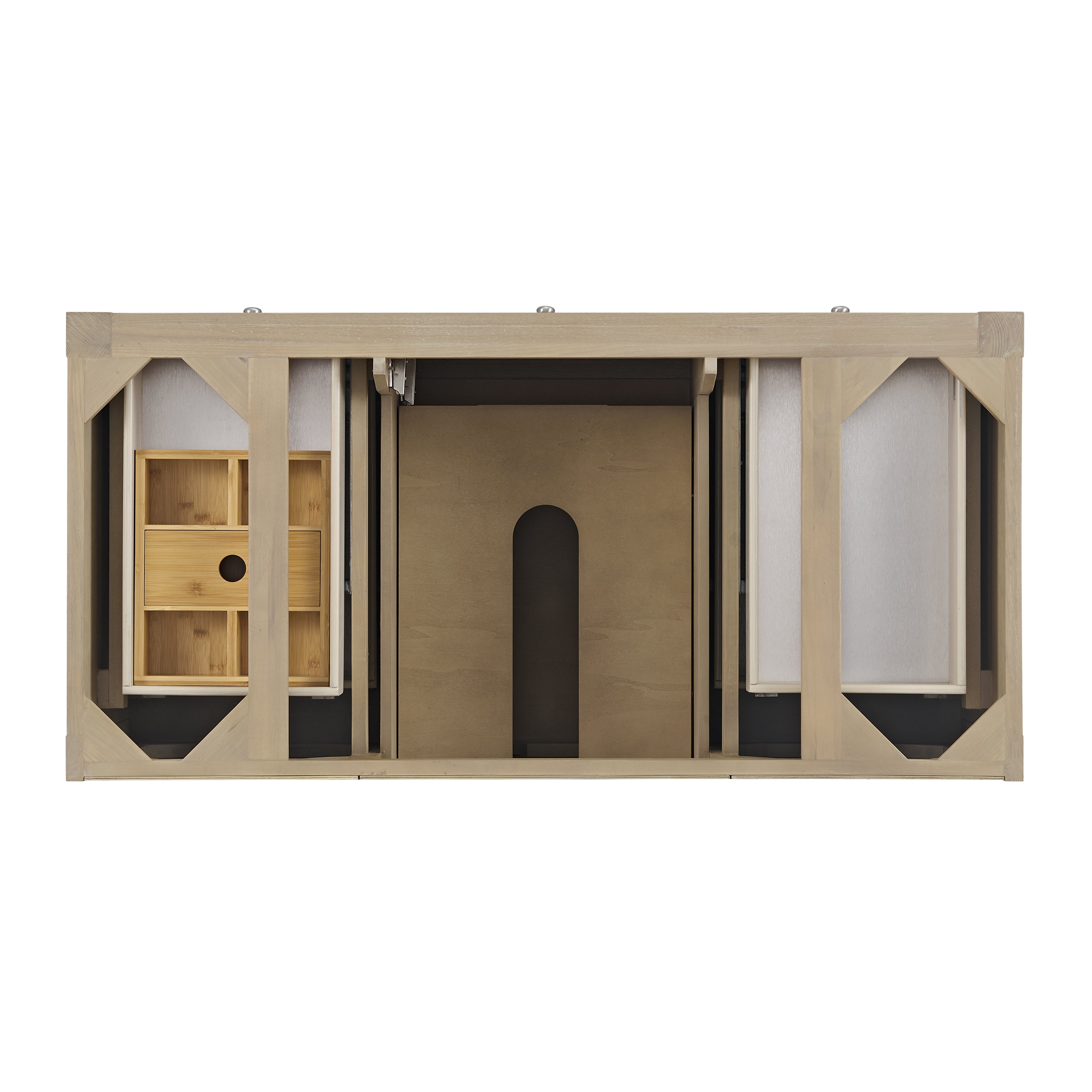 James Martin Breckenridge 48" Single Vanity in Whitewashed Oak with 3cm Countertop