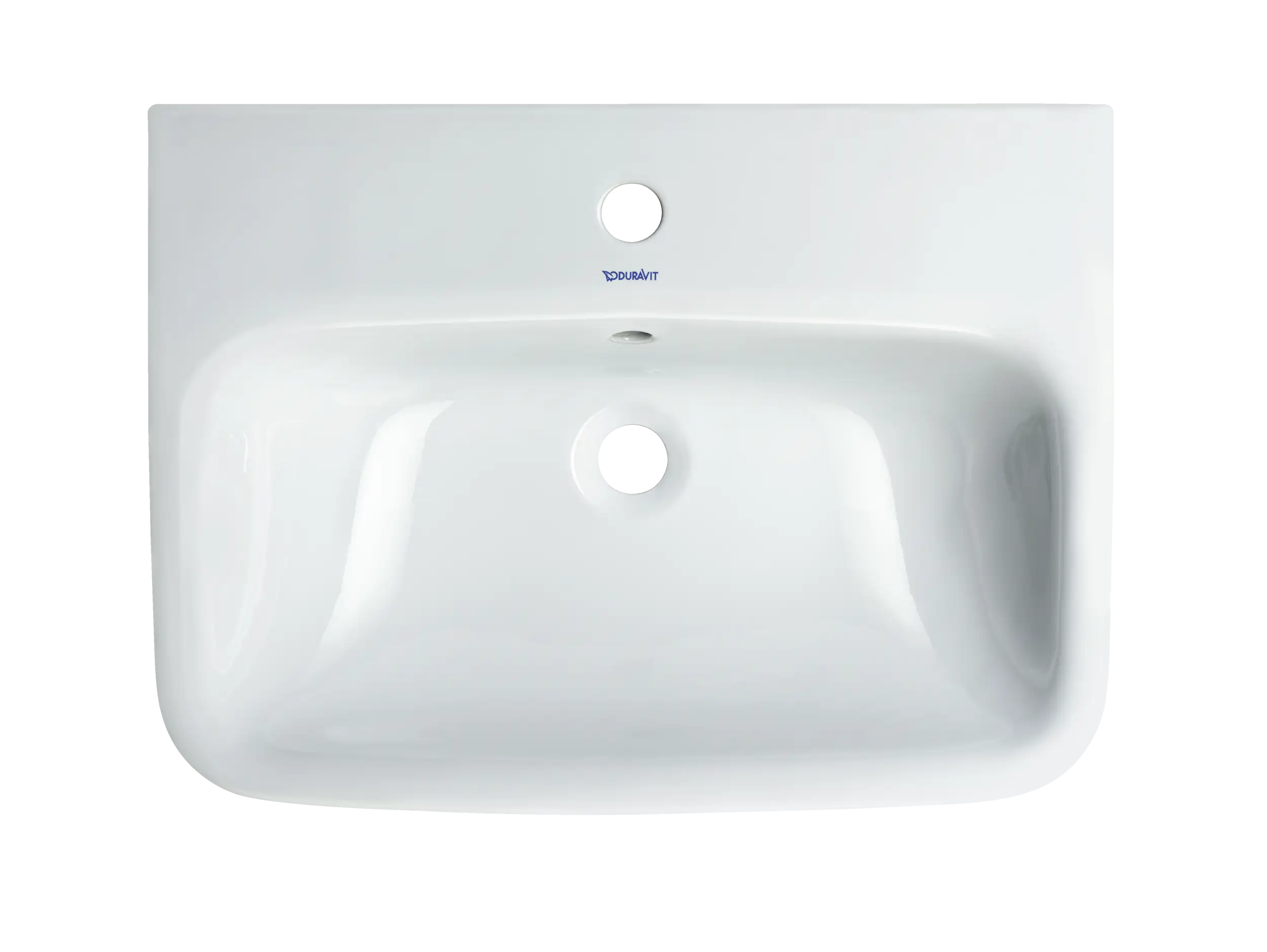 Duravit DuraStyle 23 5/8'' Rectangular Wall Mounted Sink in White with Single Faucet Hole and with Overflow