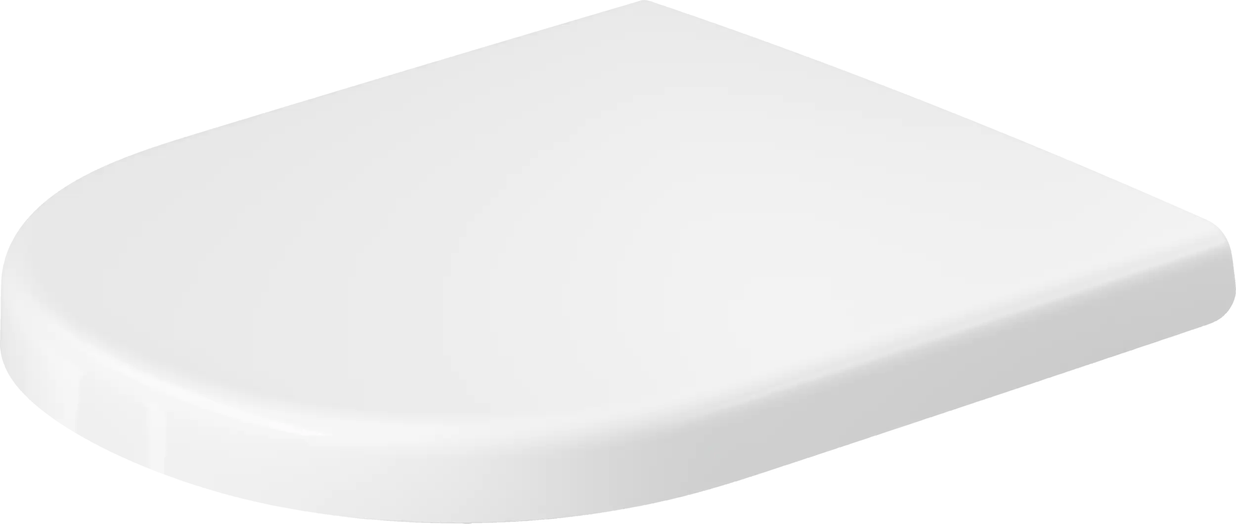 Duravit D-Code Round Slow Close Toilet Seat in White