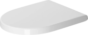 Duravit Starck 3 Elongated Slow Close Toilet Seat in White