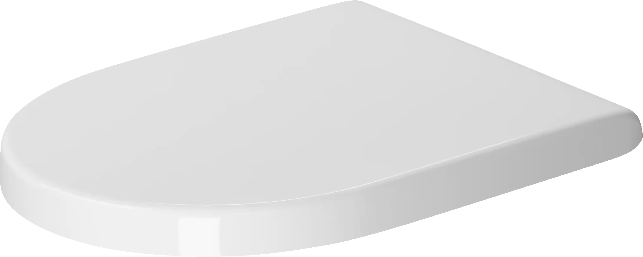 Duravit Starck 3 Elongated Slow Close Toilet Seat in White