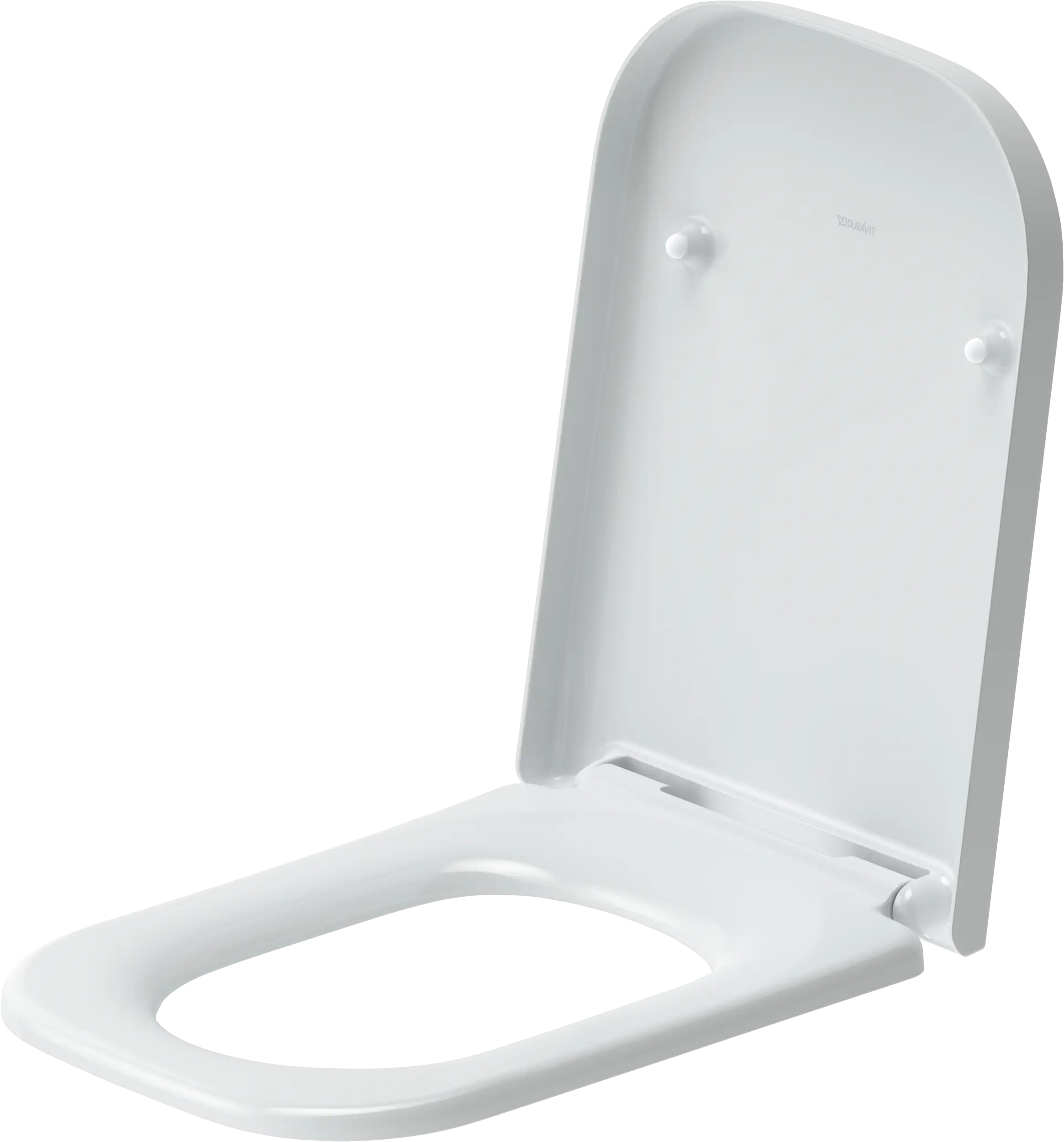Duravit Happy D.2 Elongated Slow Close Toilet Seat in White