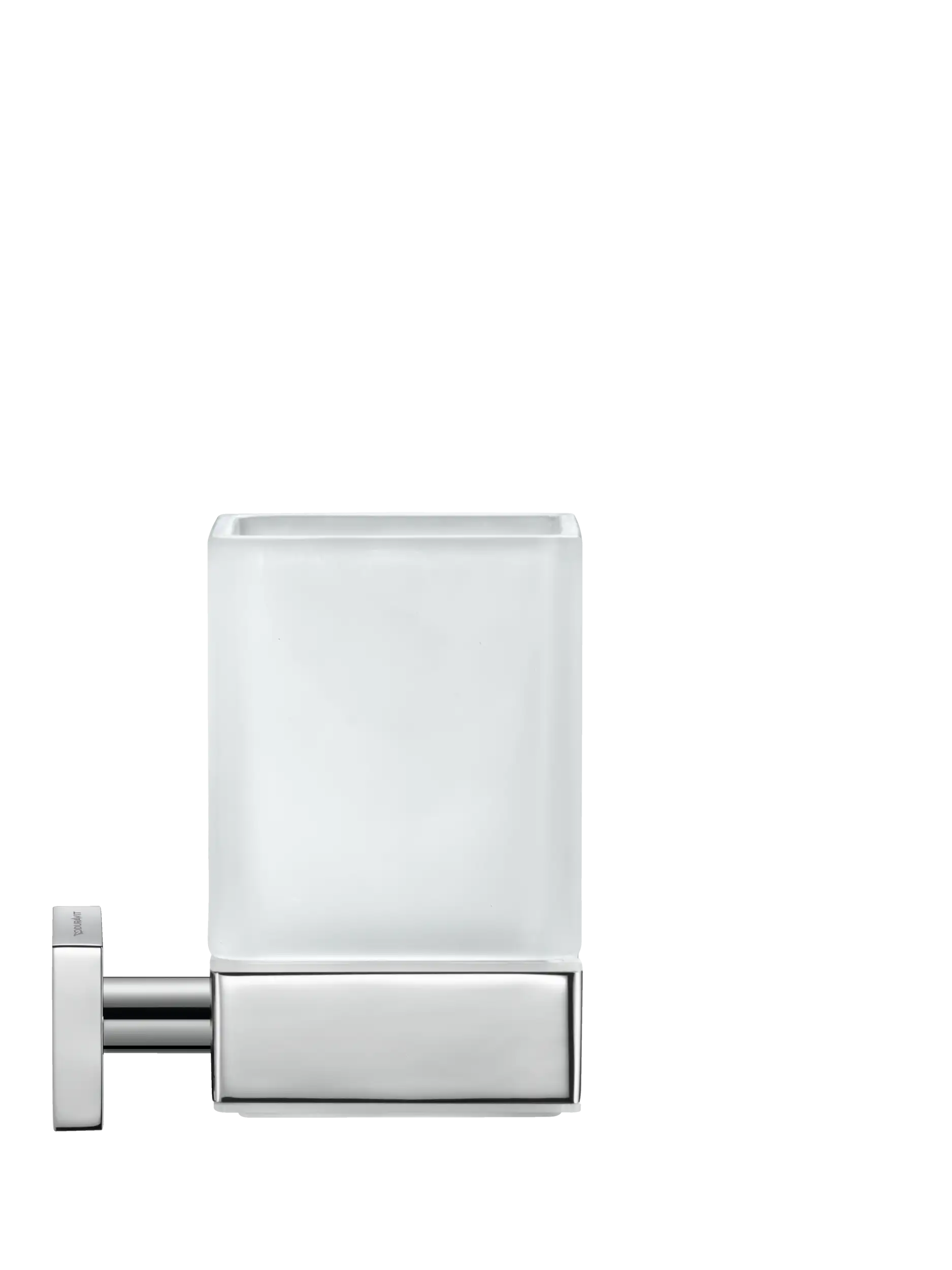 Duravit Karree Wall Mount Toothbrush Holder in Chrome