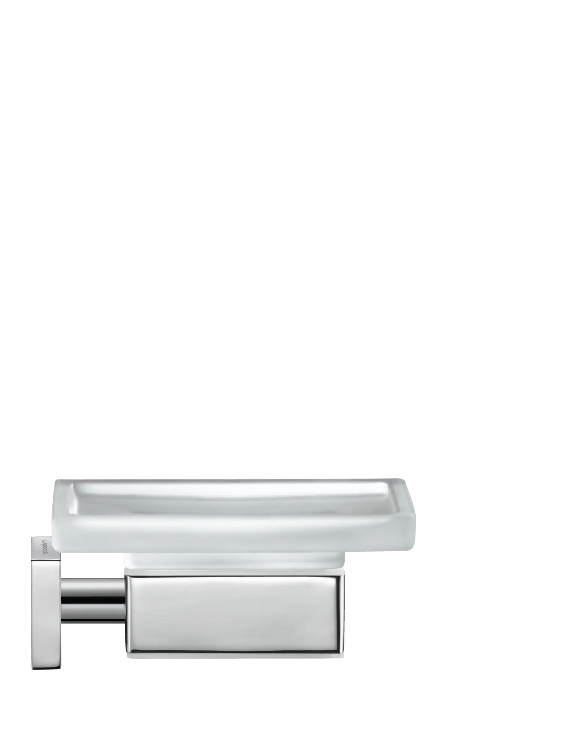 Duravit Karree Wall Mount Soap Dish in Chrome