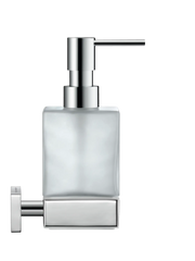 Duravit Karree Wall Mount Soap Dispenser in Chrome