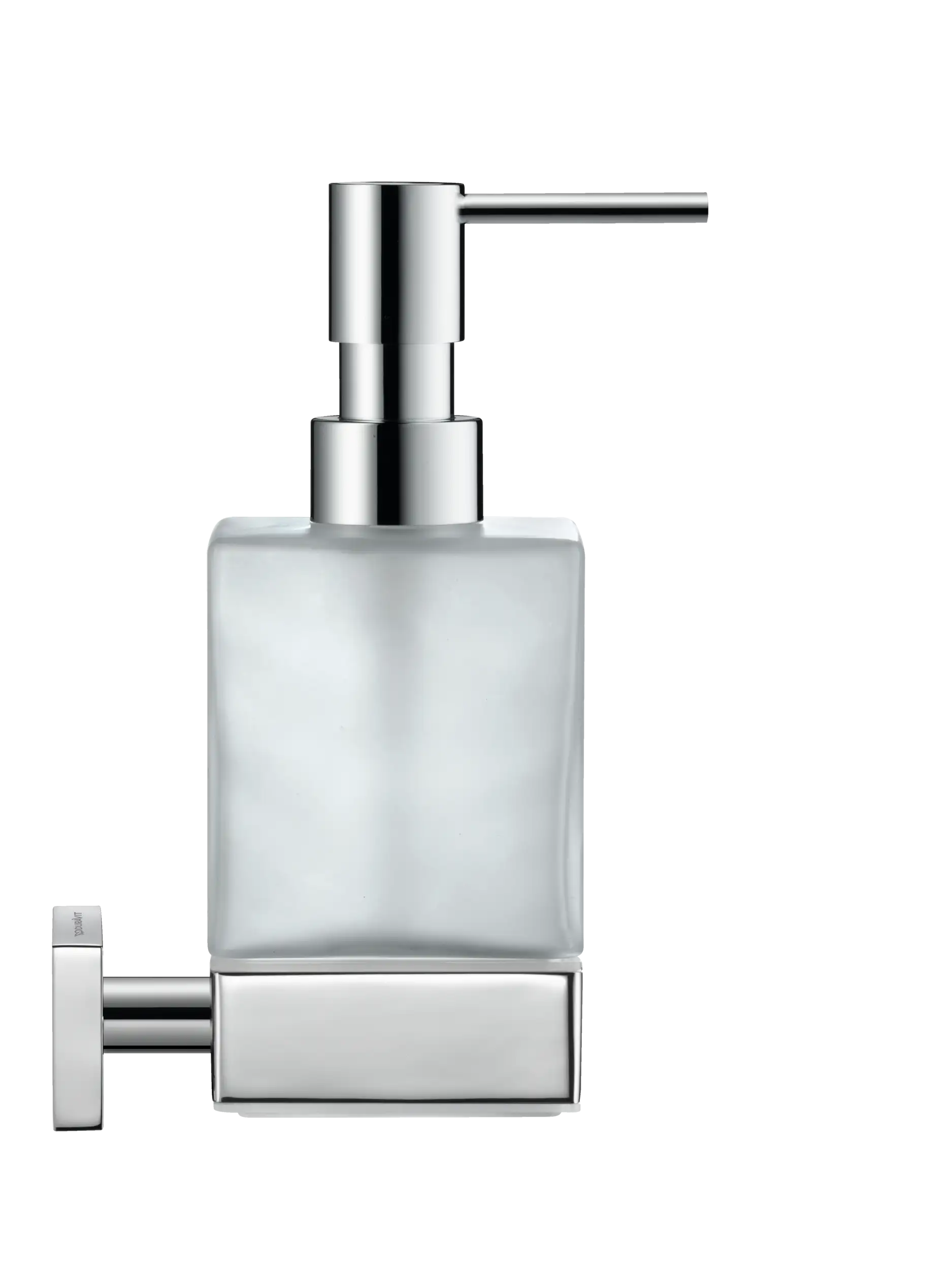 Duravit Karree Wall Mount Soap Dispenser in Chrome