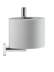 Duravit Karree Single Roll Toilet Paper Holder in Chrome