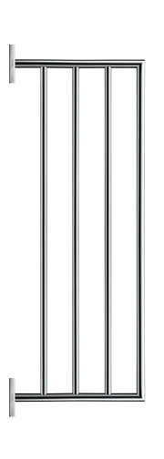 Duravit Karree 26 3/8'' Towel Rack in Chrome