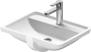 Duravit Starck 3 20 5/8'' Rectangular Undermount Sink in White with Overflow