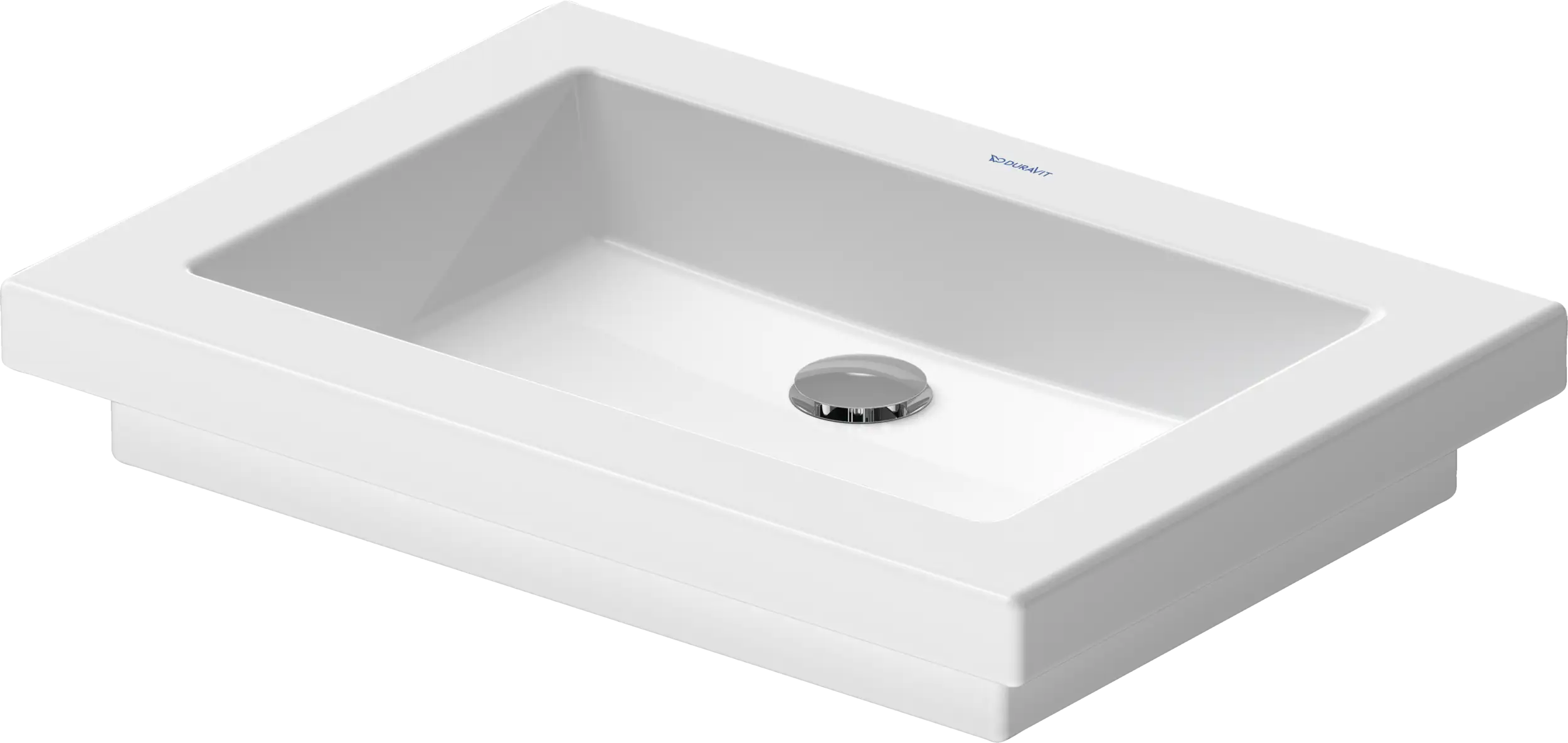 Duravit 2nd floor 22 7/8'' Rectangular Vessel Sink in White