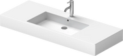 Duravit Vero 49 1/4'' Rectangular Wall Mounted Sink in White with Single Faucet Hole and with Overflow