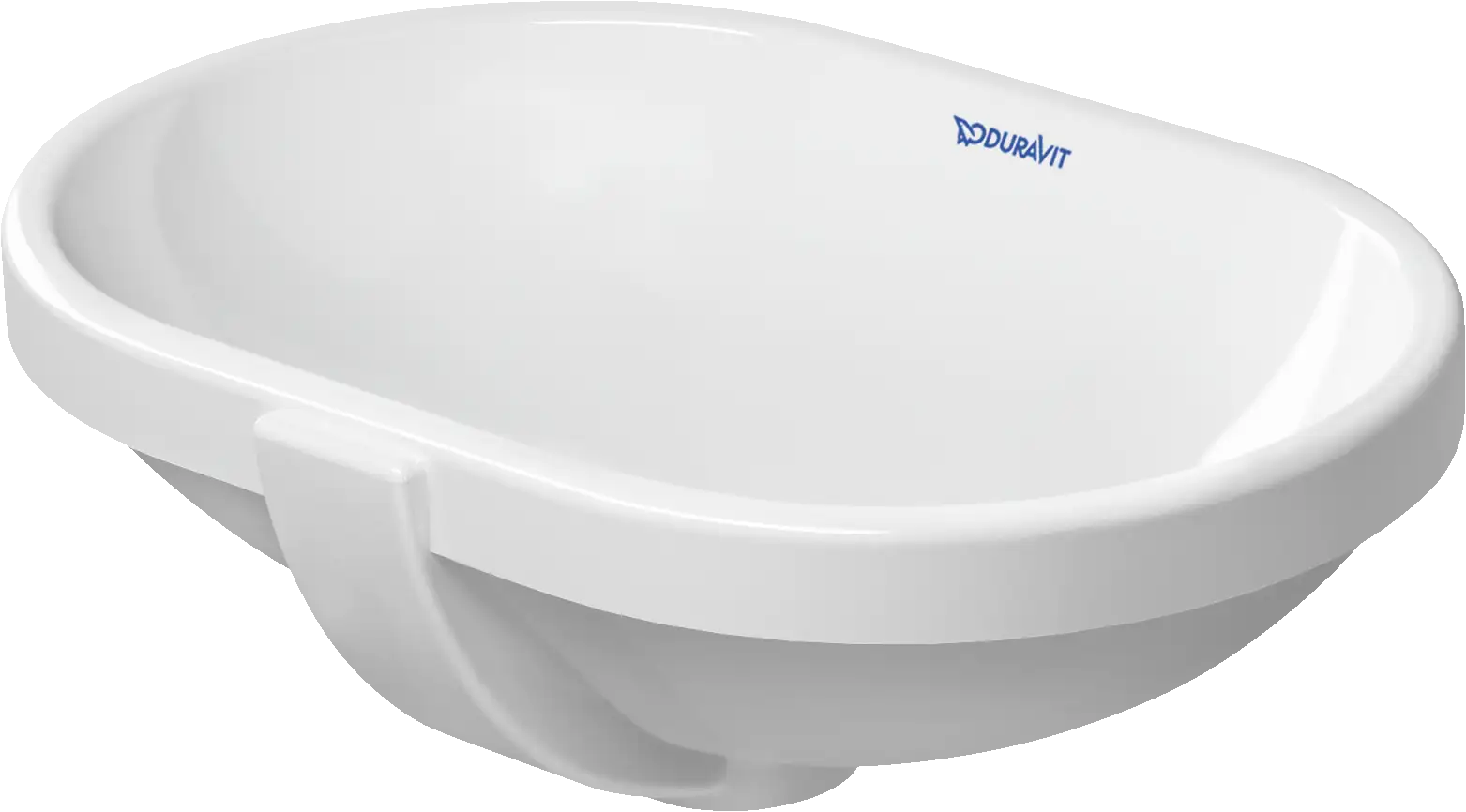 Duravit Design Classics 16 7/8'' Oval Undermount Sink in White with Overflow