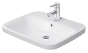 Duravit DuraStyle 24 1/4'' Rectangular Drop In Sink in White with Single Faucet Hole and Overflow