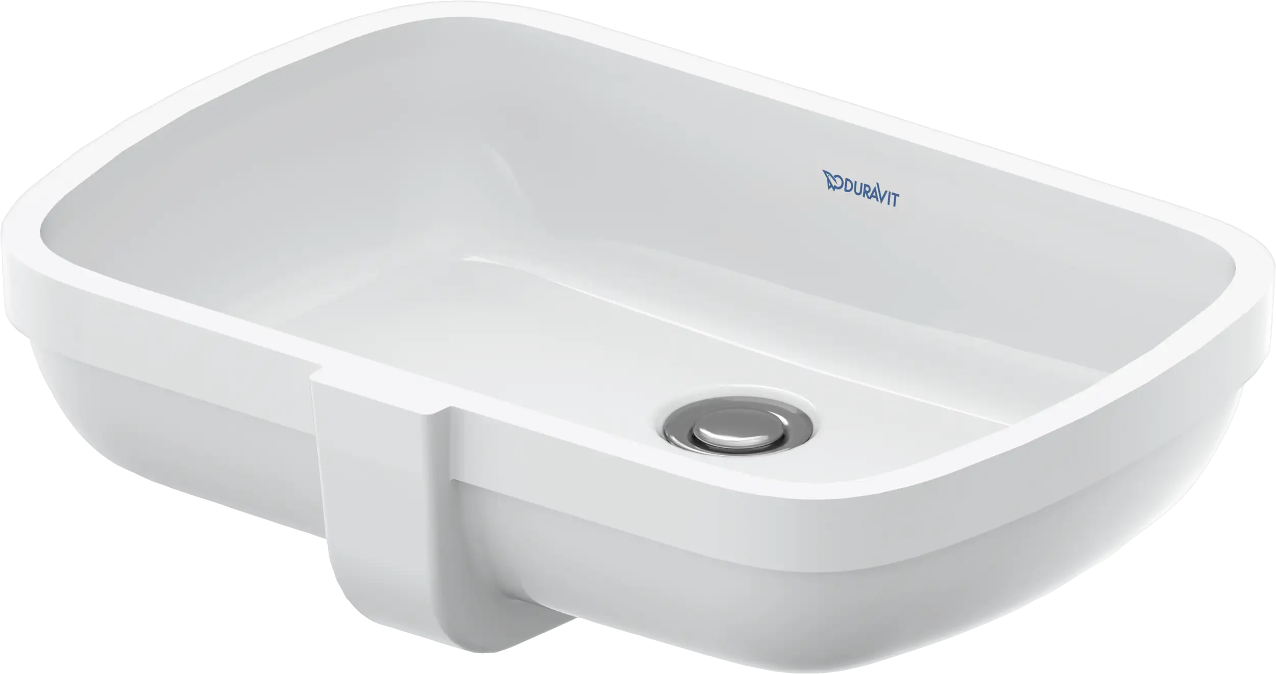 Duravit Qatego 18 7/8'' Rectangular Undermount Sink in White with Overflow