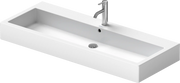 Duravit Vero 47 1/4'' Rectangular Wall Mounted Sink in White with Single Faucet Hole and with Overflow