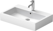 Duravit Vero 27 1/2'' Rectangular Vessel Sink in White with Single Faucet Hole and with Overflow