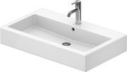 Duravit Vero 31 1/2'' Rectangular Vessel Sink in White with Single Faucet Hole and with Overflow