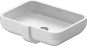 Duravit Happy D.2 18 7/8'' Rectangular Undermount Sink in White with Overflow