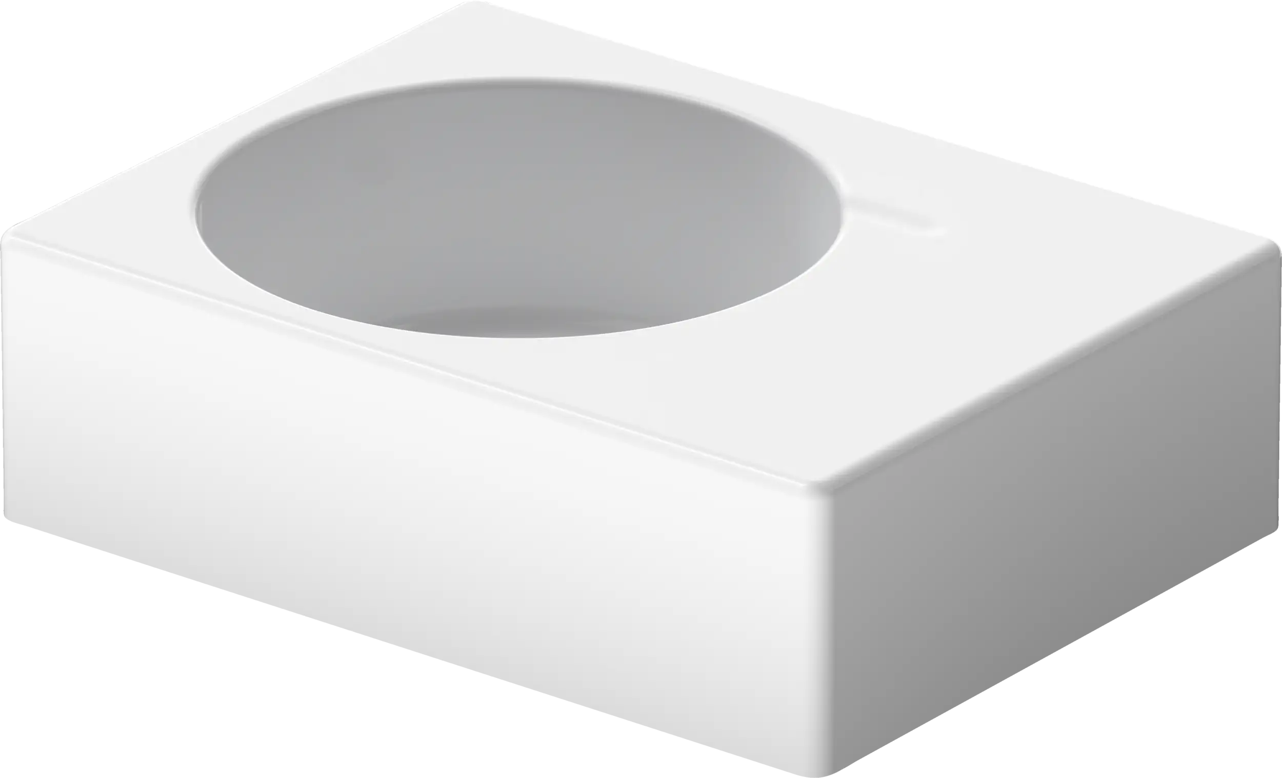 Duravit Design Classics 24 1/4'' Rectangular Wall Mounted Sink in White with Overflow