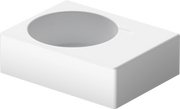 Duravit Design Classics 24 1/4'' Rectangular Wall Mounted Sink in White with Single Faucet Hole and with Overflow