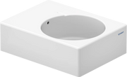 Duravit Design Classics 25 5/8'' Rectangular Wall Mounted Sink in White with Overflow