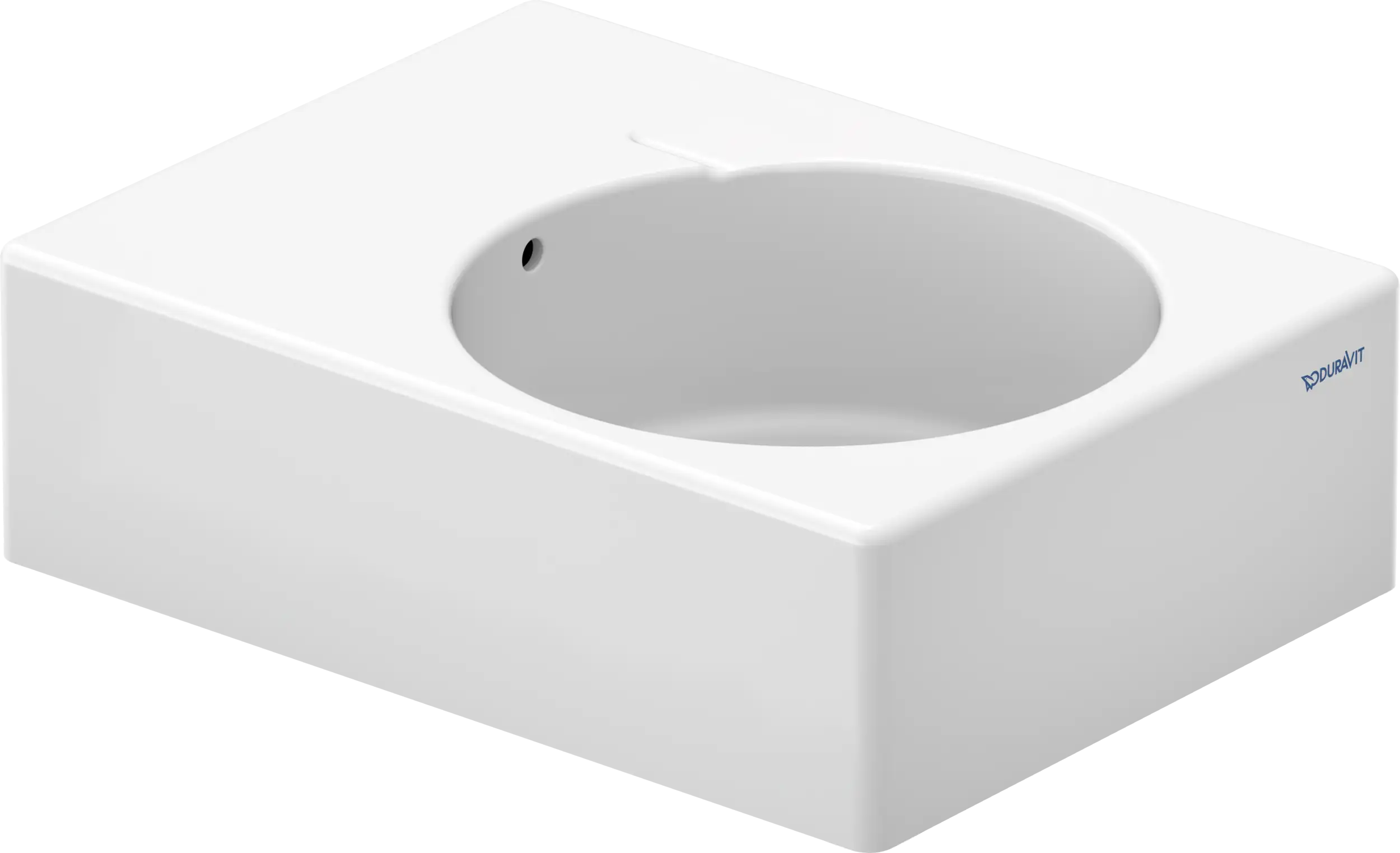 Duravit Design Classics 25 5/8'' Rectangular Wall Mounted Sink in White with Overflow