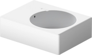 Duravit Design Classics 24 1/4'' Rectangular Wall Mounted Sink in White with Single Faucet Hole and with Overflow