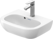 D-Code 17 3/4'' Rectangular Wall Mounted Sink in White with Single Faucet Hole and with Overflow