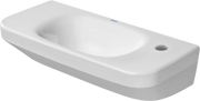Duravit DuraStyle 19 5/8'' Rectangular Wall Mounted Sink in White with Single Faucet Hole and