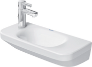 Duravit DuraStyle 19 5/8'' Rectangular Wall Mounted Sink in White with Single Faucet Hole and
